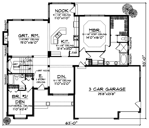 Main Floor Plan: 7-814