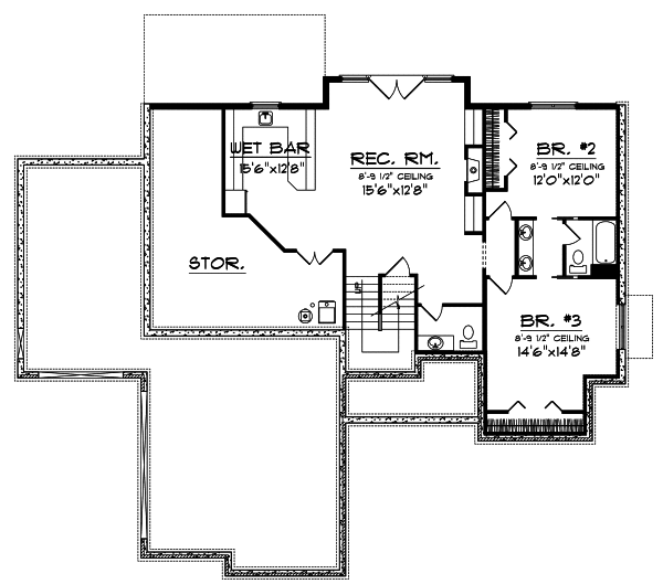 Lower Floor Plan: 7-815
