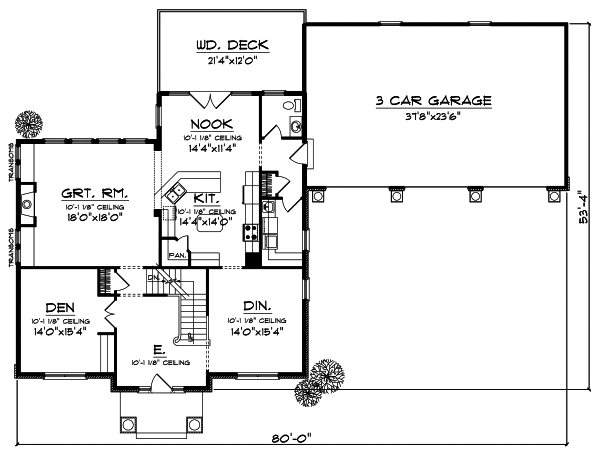 Main Floor Plan: 7-816