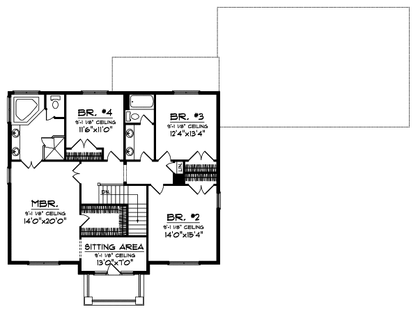 Upper/Second Floor Plan: 7-816
