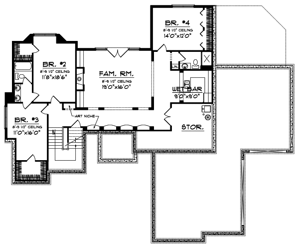 Lower Floor Plan: 7-818