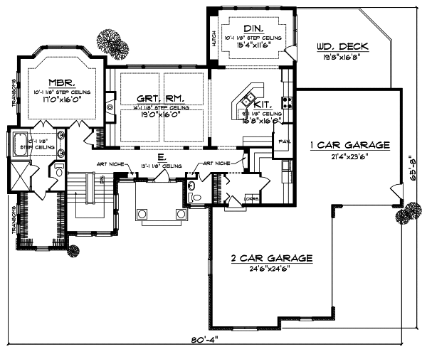 Main Floor Plan: 7-818