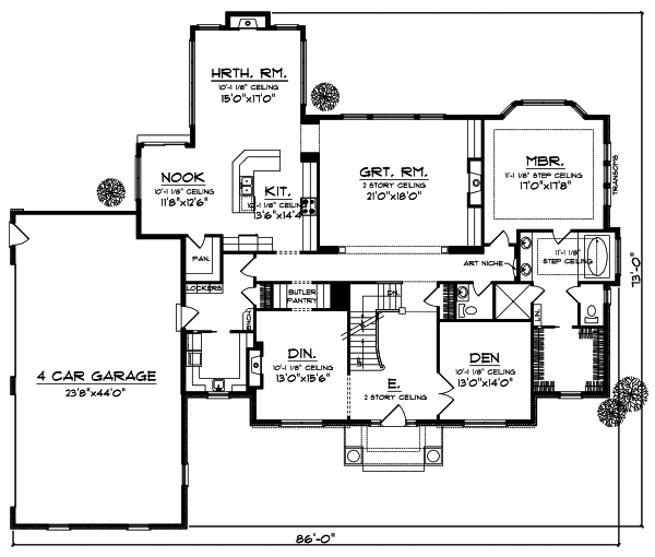 Main Floor Plan: 7-820
