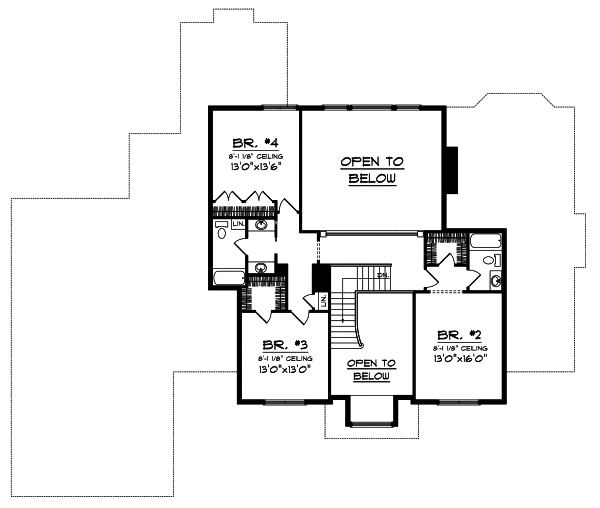 Upper/Second Floor Plan: 7-820