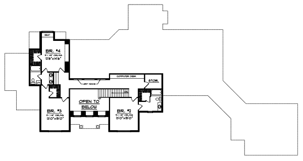 Upper/Second Floor Plan: 7-821
