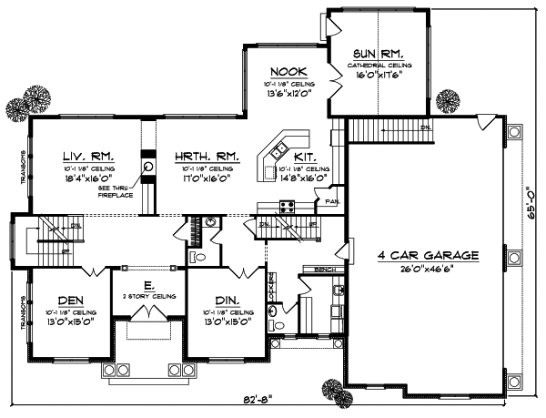 Main Floor Plan: 7-822