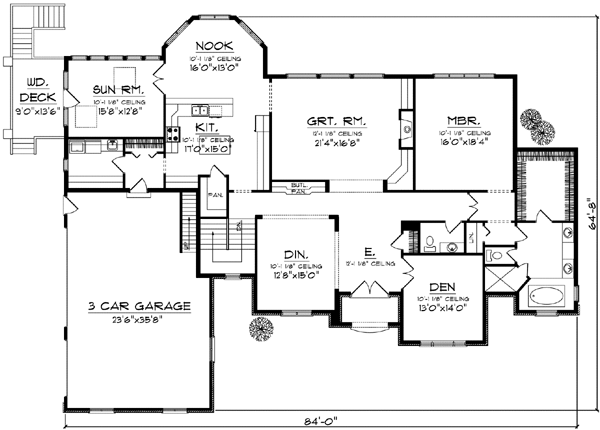 Main Floor Plan: 7-823