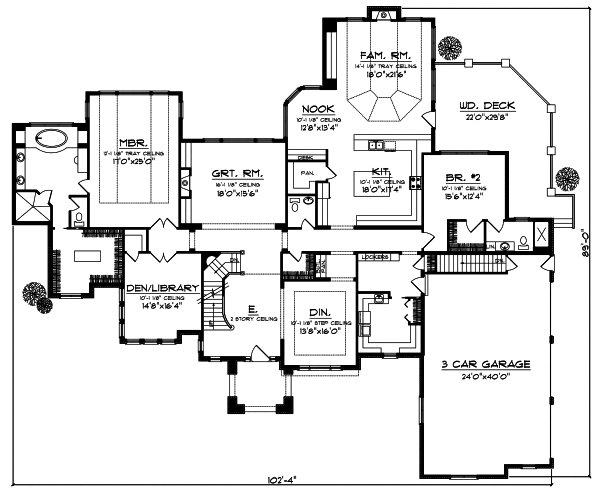 Main Floor Plan: 7-824