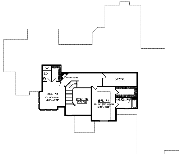 Upper/Second Floor Plan: 7-824