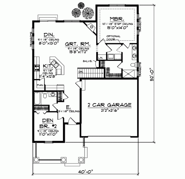 Main Floor Plan: 7-826