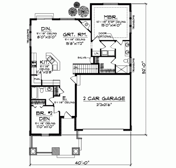 Main Floor Plan: 7-827
