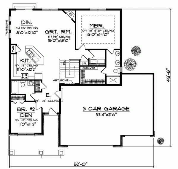 Main Floor Plan: 7-828