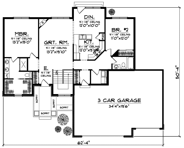Main Floor Plan: 7-830