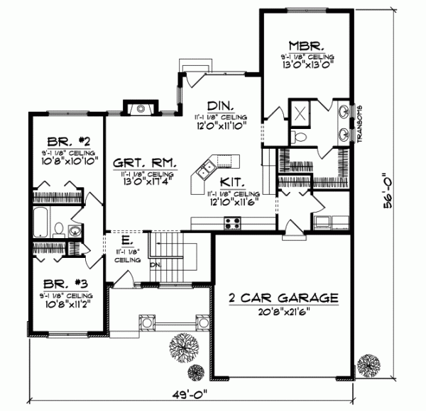 Main Floor Plan: 7-832