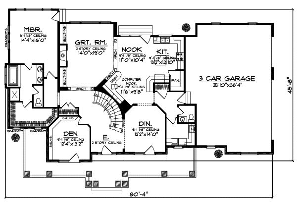 Main Floor Plan: 7-839