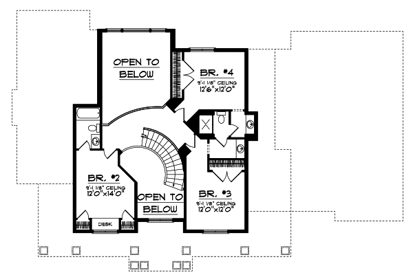 Upper/Second Floor Plan: 7-839