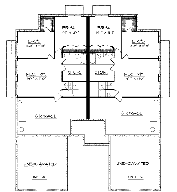 Lower Floor Plan: 7-850