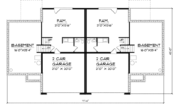 Lower Floor Plan: 7-851