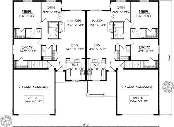 Main Floor Plan: 7-854