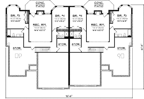 Lower Floor Plan: 7-858