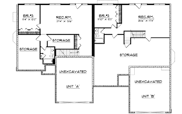 Lower Floor Plan: 7-864