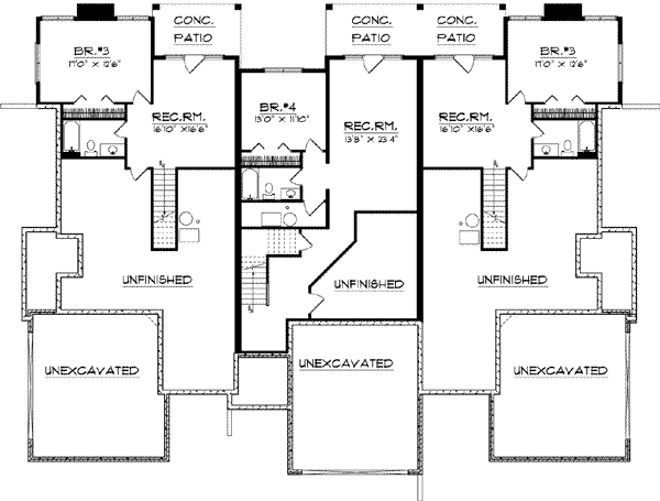 Lower Floor Plan: 7-869
