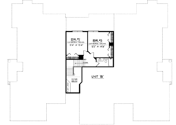Upper/Second Floor Plan: 7-869