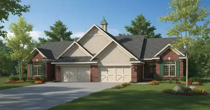 Traditional house plans 7-870 - front exterior, 4,314 sq ft, 4 bed, 4 bath house plans | Monster House Plans