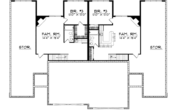 Lower Floor Plan: 7-870