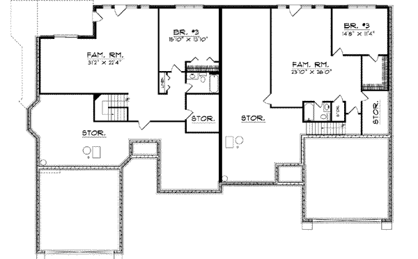 Lower Floor Plan: 7-872