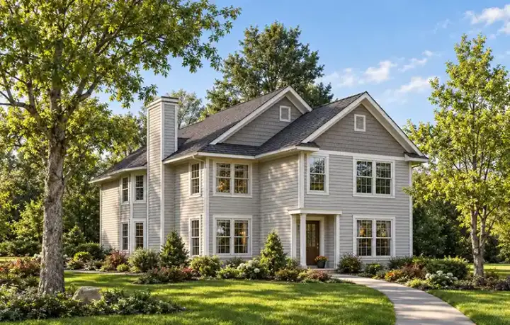 Traditional house plans 7-873 - front exterior, 2,133 sq ft, 4 bed, 4 bath house plans | Monster House Plans
