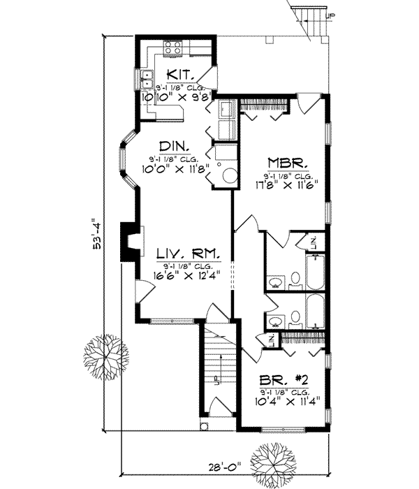 Main Floor Plan: 7-873