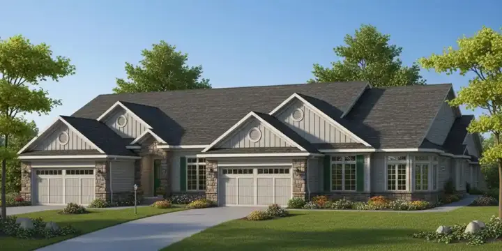 Traditional house plans 7-875 - front exterior, 5,217 sq ft, 4 bed, 4 bath house plans | Monster House Plans