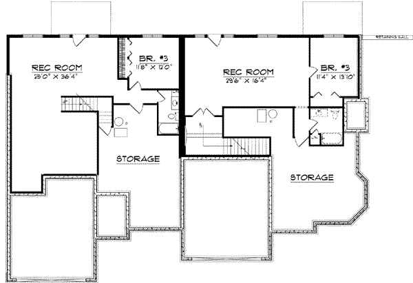 Lower Floor Plan: 7-875