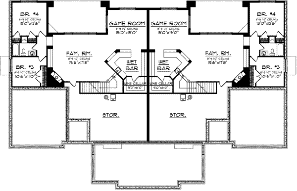 Lower Floor Plan: 7-880