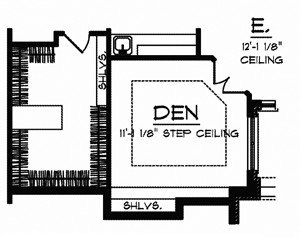 Traditional Style Home Design Plan: 7-880
