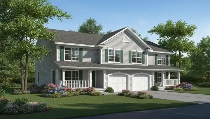 Southern Colonial house plans 7-881 - front exterior, 3,716 sq ft, 8 bed, 2 bath house plans | Monster House Plans