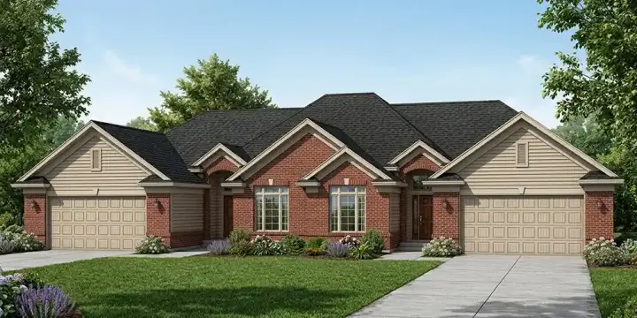 Traditional house plans 7-882 - front exterior, 4,336 sq ft, 6 bed, 6 bath house plans | Monster House Plans