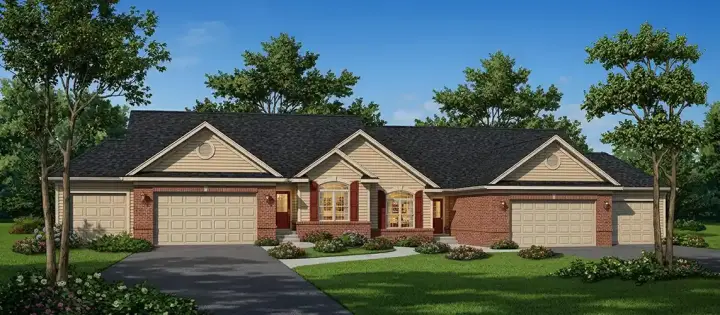 Traditional house plans 7-883 - front exterior, 4,578 sq ft, 6 bed, 6 bath house plans | Monster House Plans