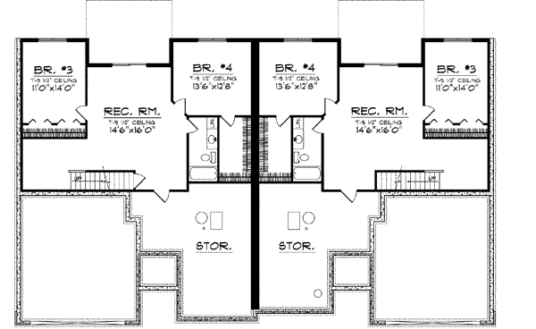 Lower Floor Plan: 7-884