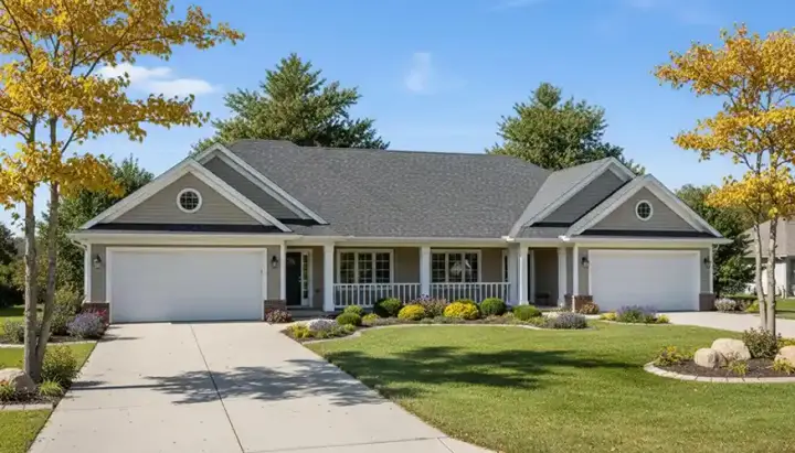 Traditional house plans 7-887 - front exterior, 2,514 sq ft, 6 bed, 4 bath house plans | Monster House Plans