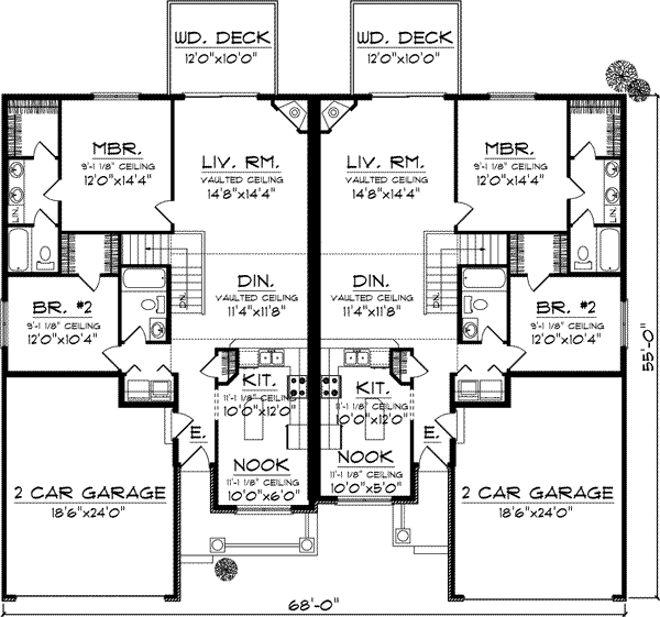 Main Floor Plan: 7-888