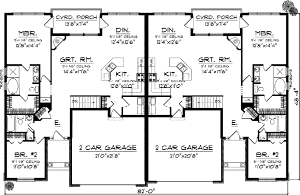 Main Floor Plan: 7-889