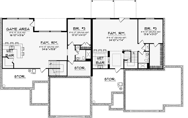 Lower Floor Plan: 7-891