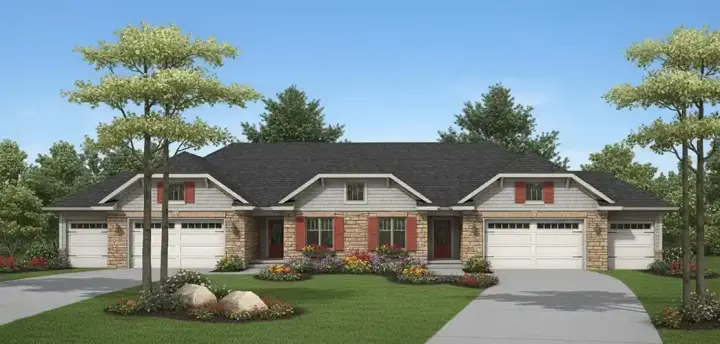 Traditional house plans 7-892 - front exterior, 5,056 sq ft, 6 bed, 6 bath house plans | Monster House Plans