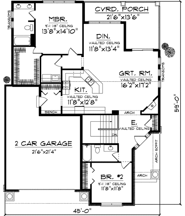 Main Floor Plan: 7-894