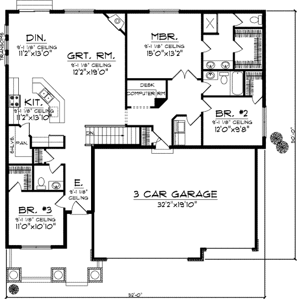 Main Floor Plan: 7-897