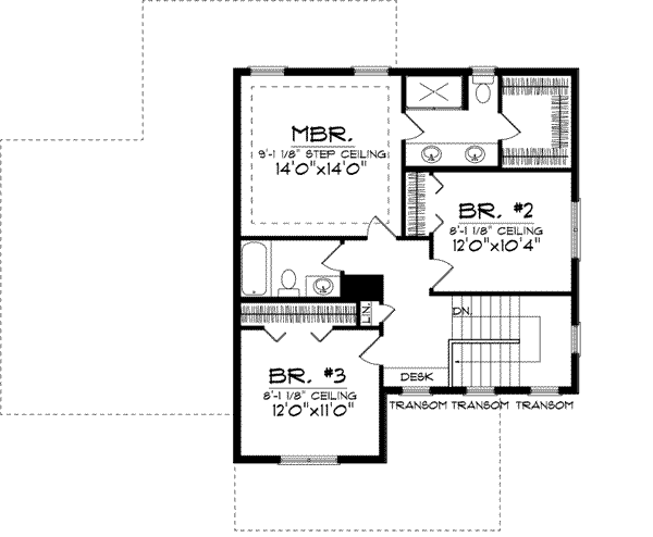 Upper/Second Floor Plan: 7-899