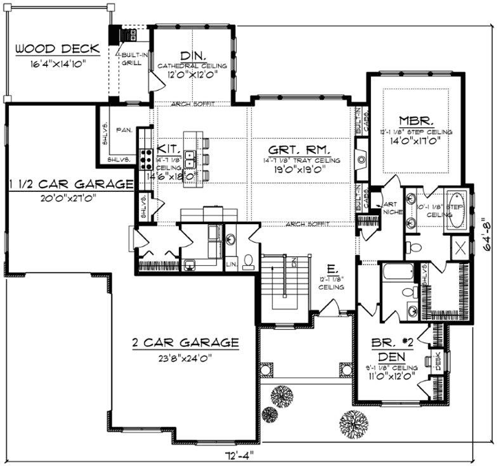 Main Floor Plan: 7-901