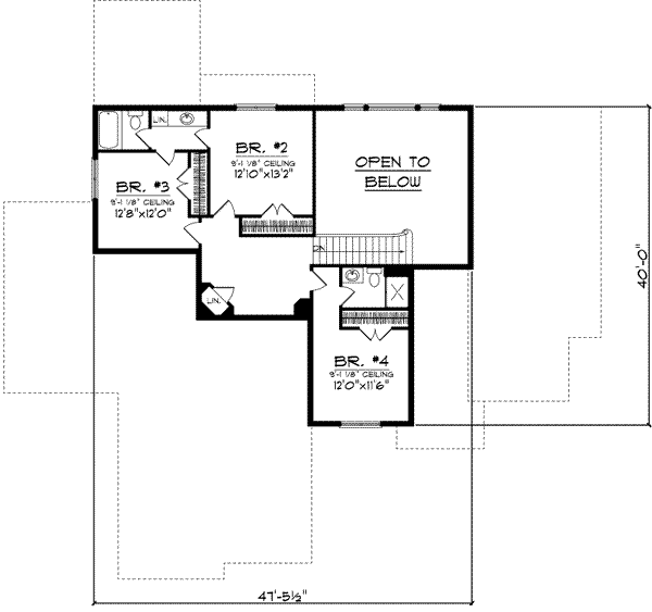 Upper/Second Floor Plan: 7-904